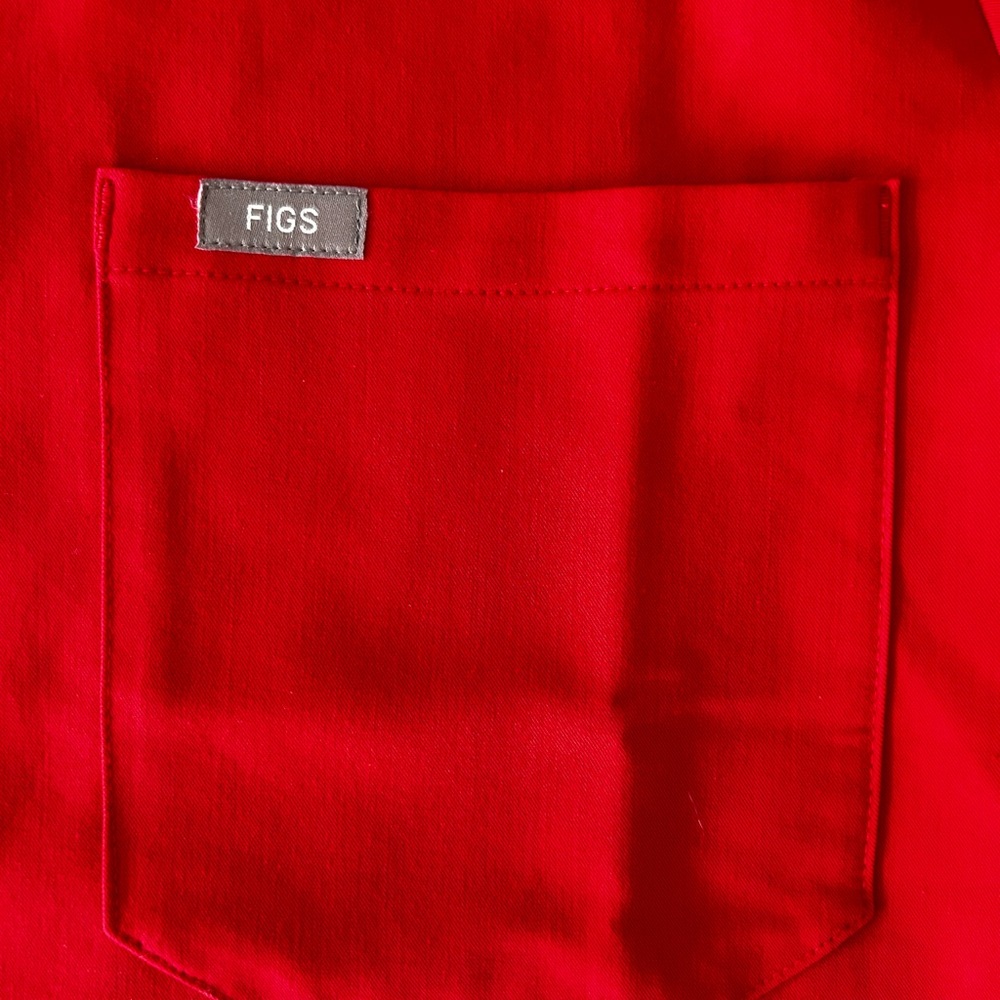 Figs Red Scrub Set - Picture 9 of 11